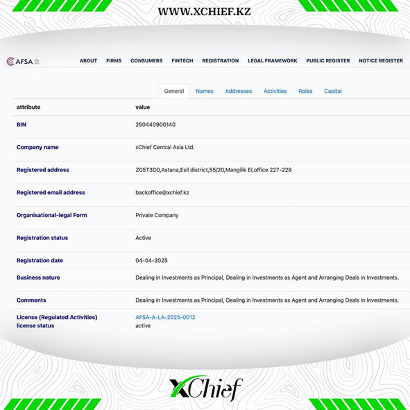 رگوله بروکر ایکس چیف